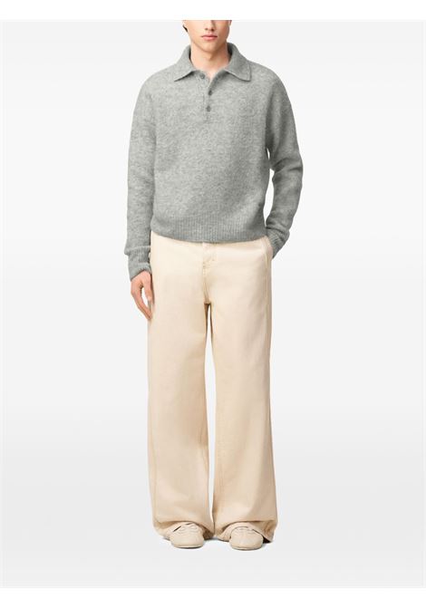 ami polo man grey AMI PARIS | HPL405.KN0021050